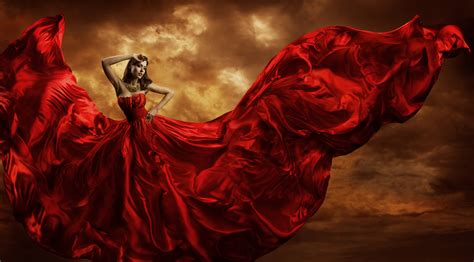 Red dress magif
